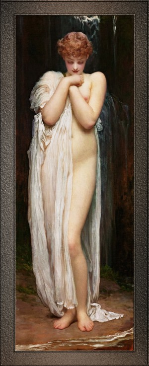 Crenaia The Nymph Of The Dargle by Frederic Leighton Old Masters Fine Art Reproduction